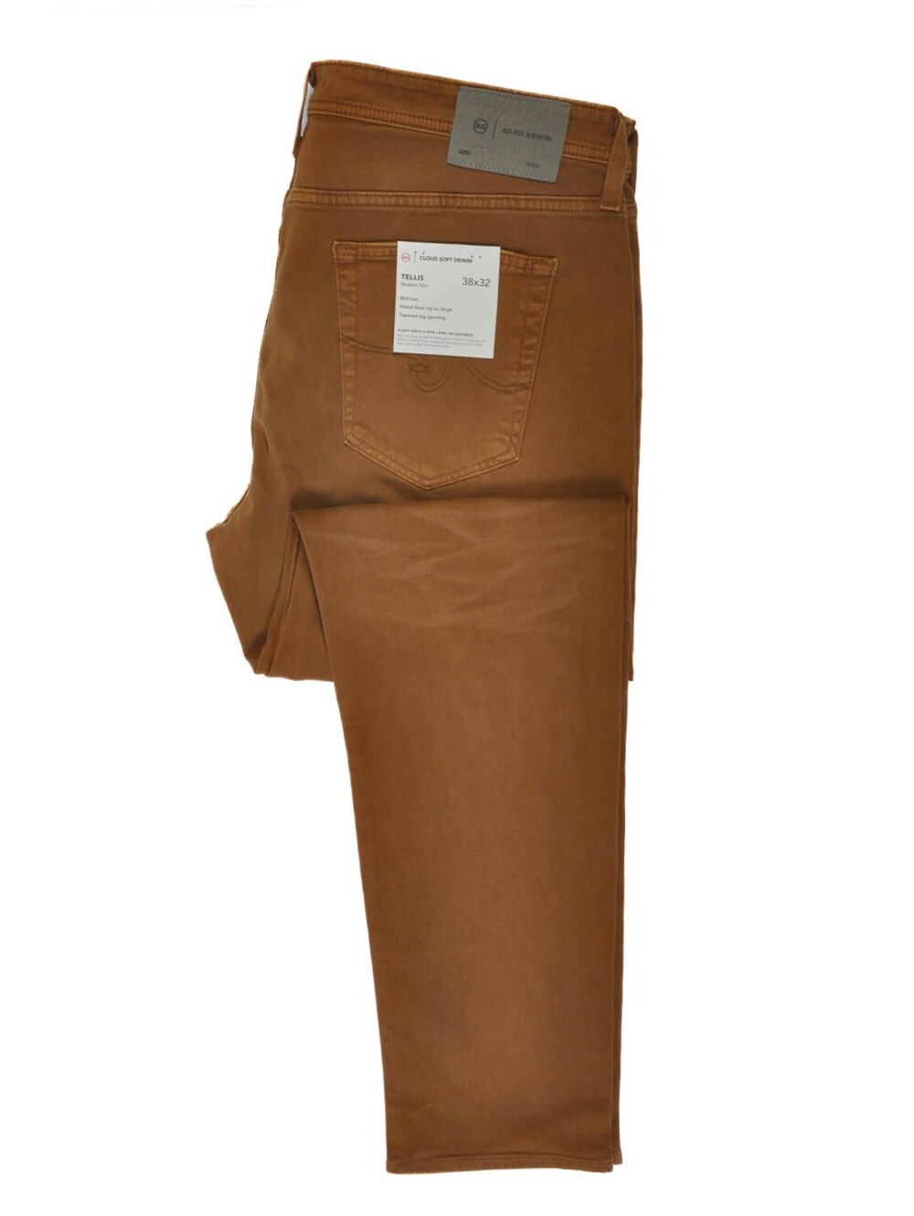 Ag Jeans Nwt Brown Tellis Modern Slim Fit Jeans 38 36460